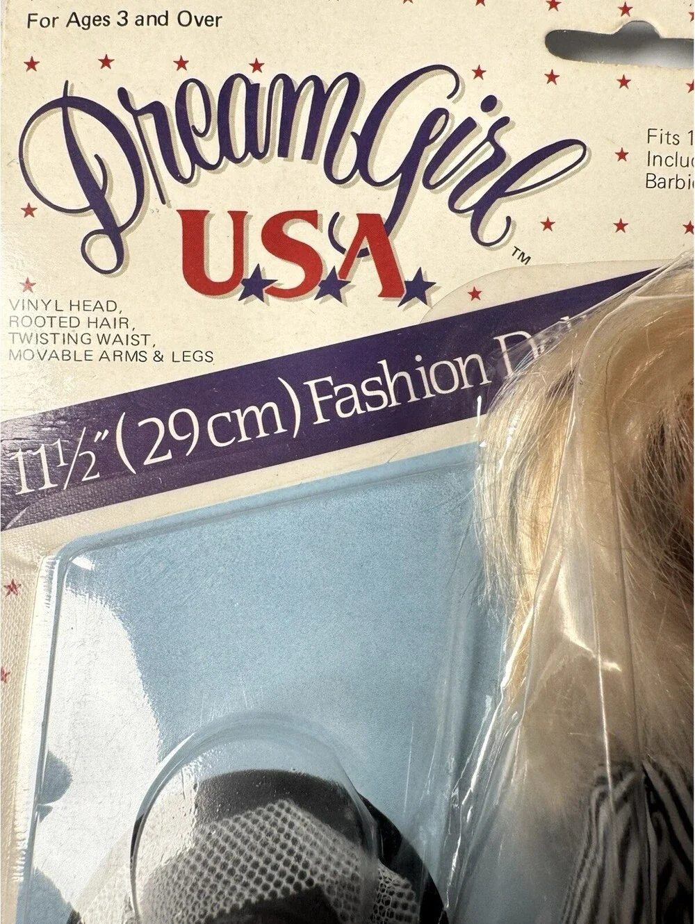 Vintage Dream Girl USA 1986 BBI Toys 11 1/2